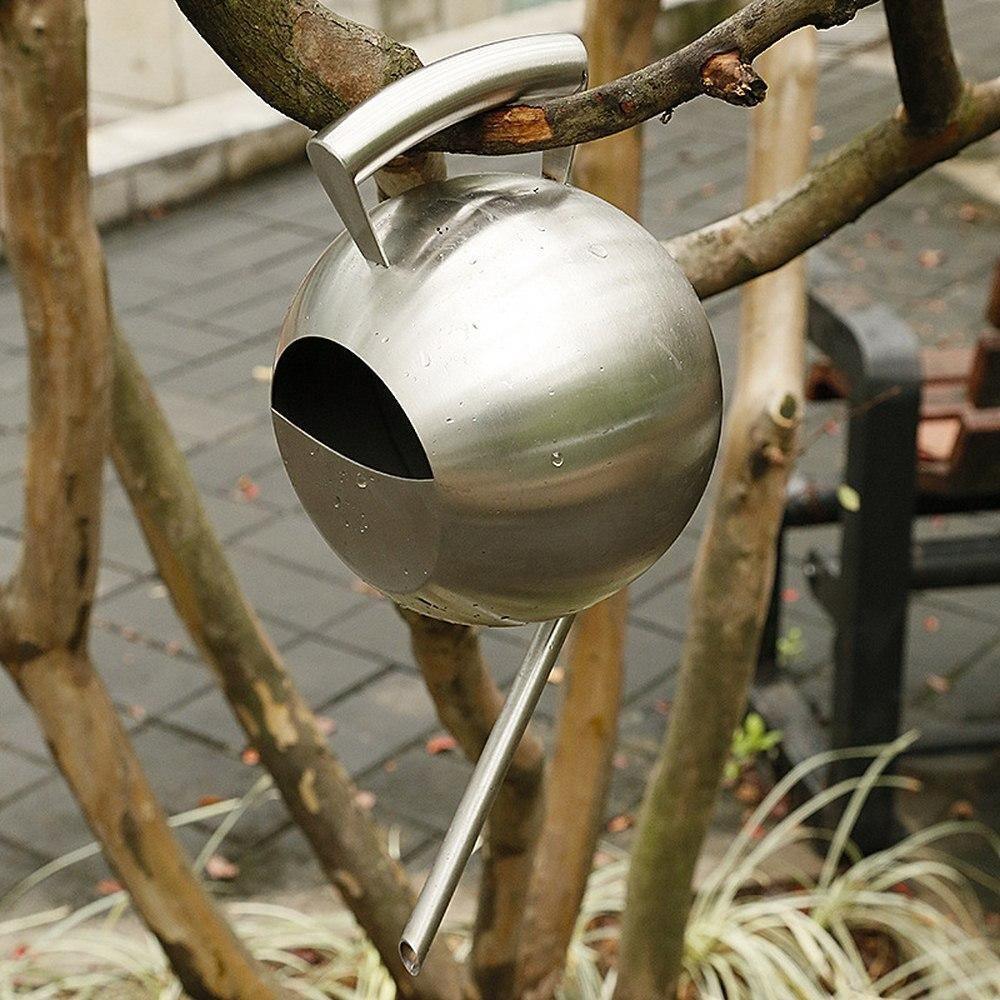Spherical Gooseneck Stainless Steel Watering Can