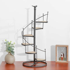 Spiral Staircase Iron Plant Stand