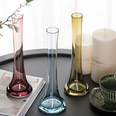Flower Vases Simple Colourful Glass Vase