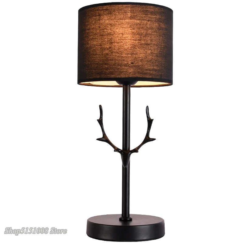 Modern LED antler table lamp