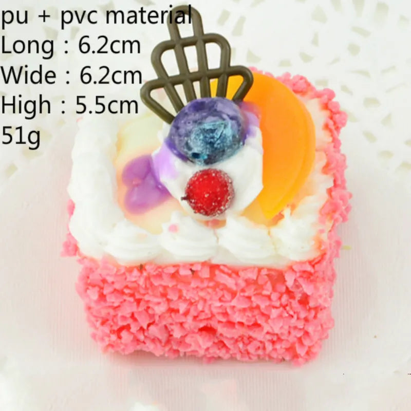 Artificial Kitchen Fruit Cakes Toy