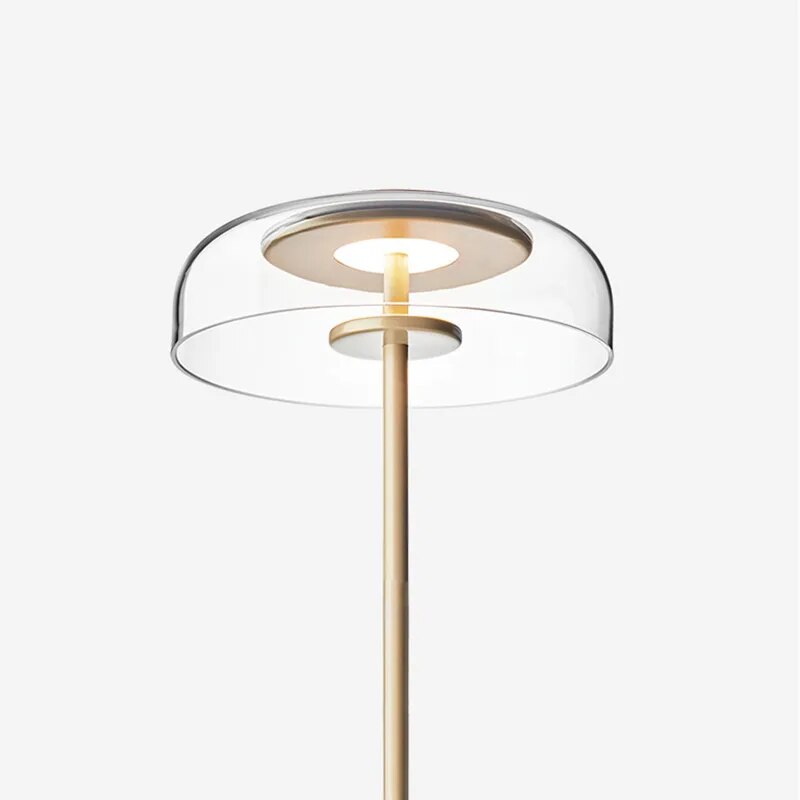 Modern Concise Bedside Glass Led Table Lamp