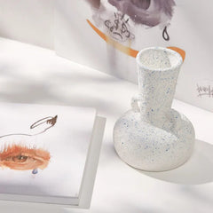 Nordic Ins Ceramics White Vase