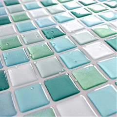 Mosaic Wall Tile Peel and Stick  Self adhesive Backsplash DIY Kitchen Bathroom Home Wall Sticker Vinyl 3D