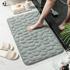 Embossed absorbent Bath mat
