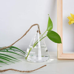 3-Piece Glass Hanging Terrarium Vases