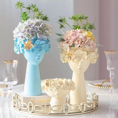 Colorful Flower Crown Vase