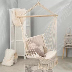 Handmade Macrame Hanging Hammock Swing Chair