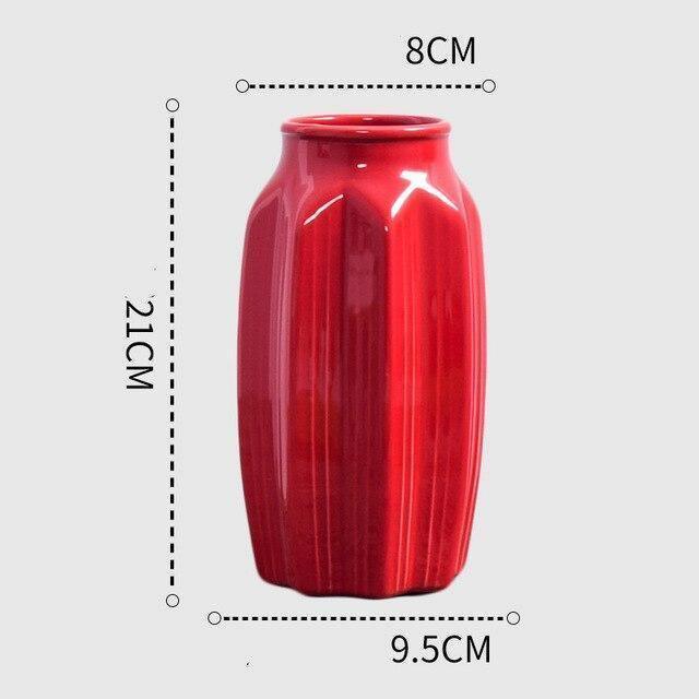 Eye Catching Curved Red Vases As shown 8 | Sage & Sill
