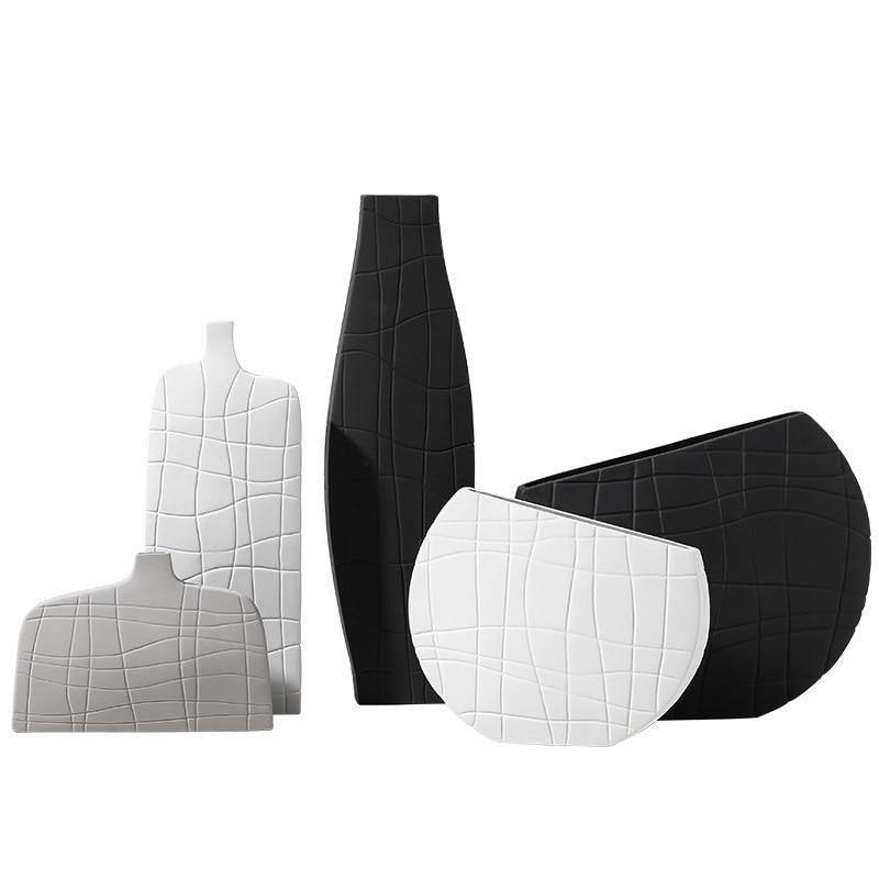 Abstract Texture Ceramic Vase