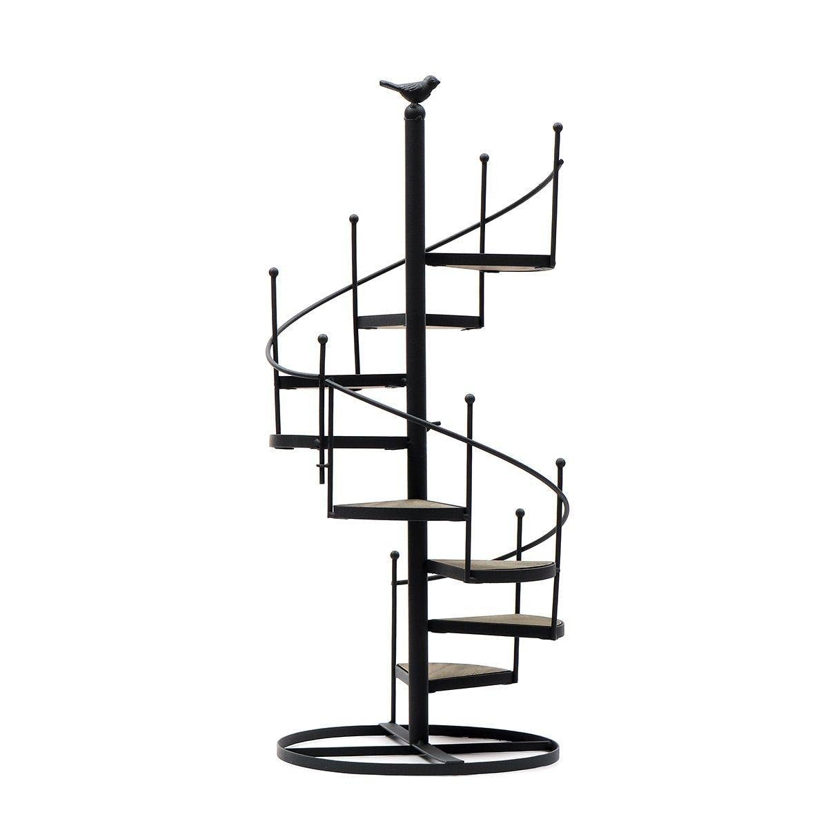 Spiral Staircase Iron Plant Stand