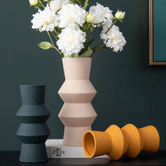 Accordion Sculptural Ceramic Vases