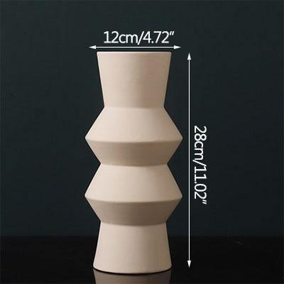 Accordion Sculptural Ceramic Vases Accordion / Wheat | Sage & Sill