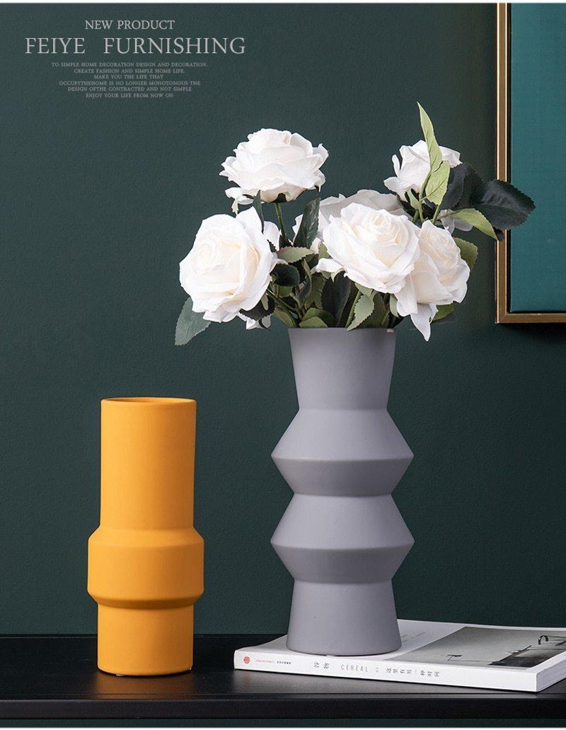 Accordion Sculptural Ceramic Vases