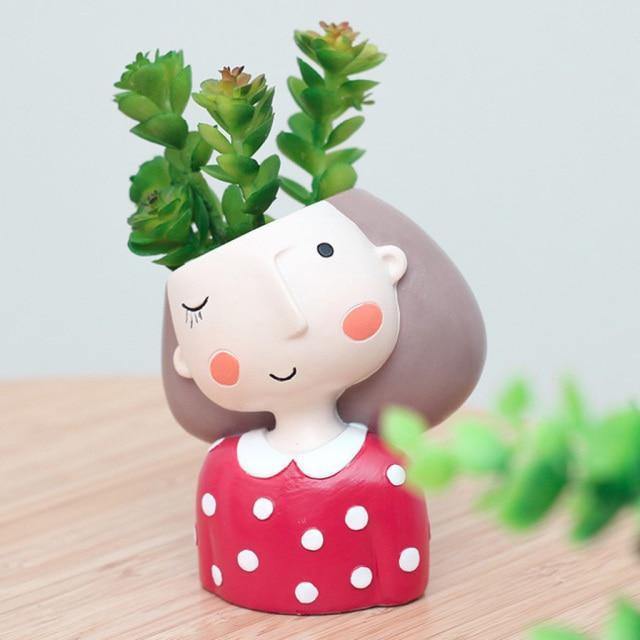 Cheerful Plant Mom Planter Red Polka Dots | Sage & Sill