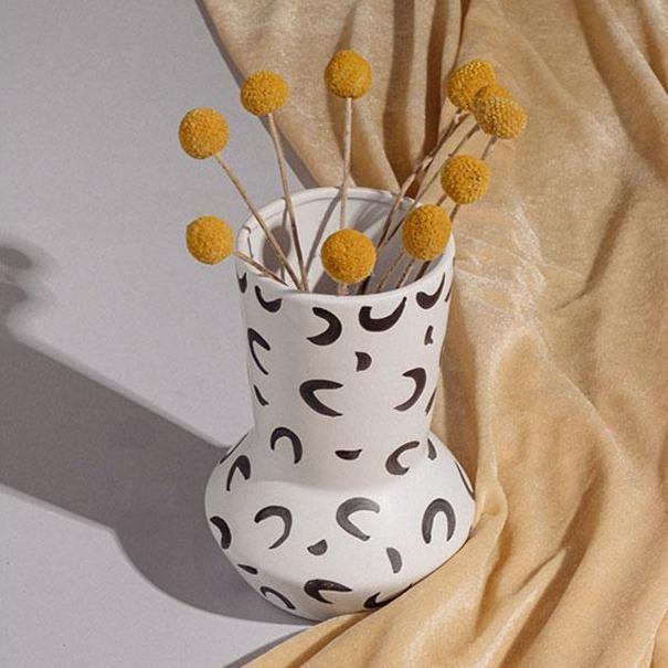 Abstract Spots Ceramic Vases