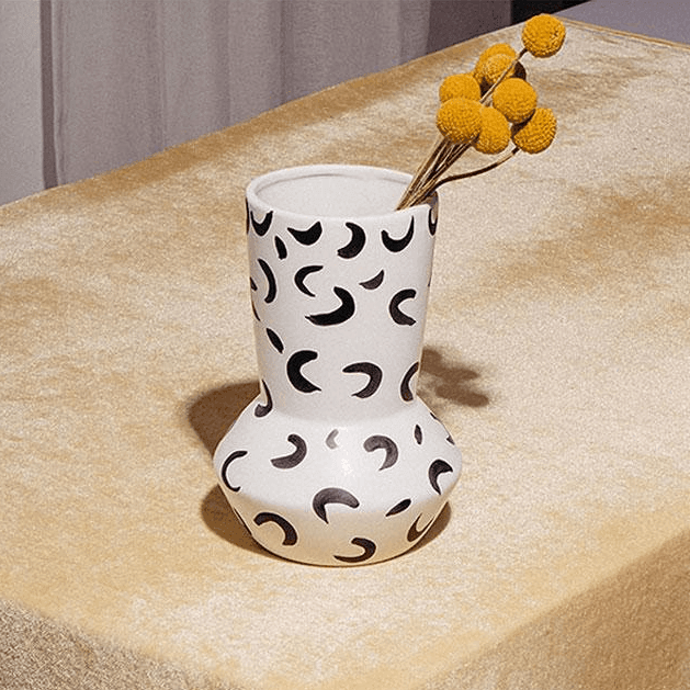 Abstract Spots Ceramic Vases