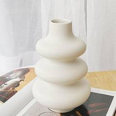 Meringue Abstract Ceramic Vase