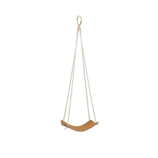 Vegan Leather and Rope Plant Hanger