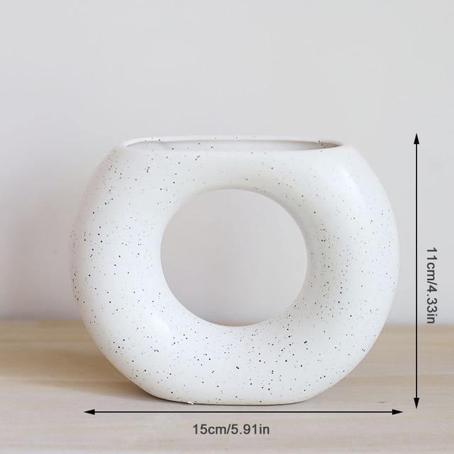 Allison Clay Ceramic Vases White Moon Vase | Sage & Sill