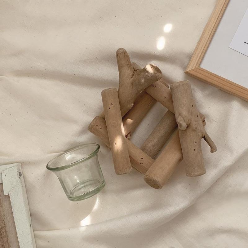 Handmade Coastal Wood Tealight Candle Holder