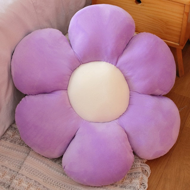 Stuffed Six Petal Flower Cushion Girly Room Decor