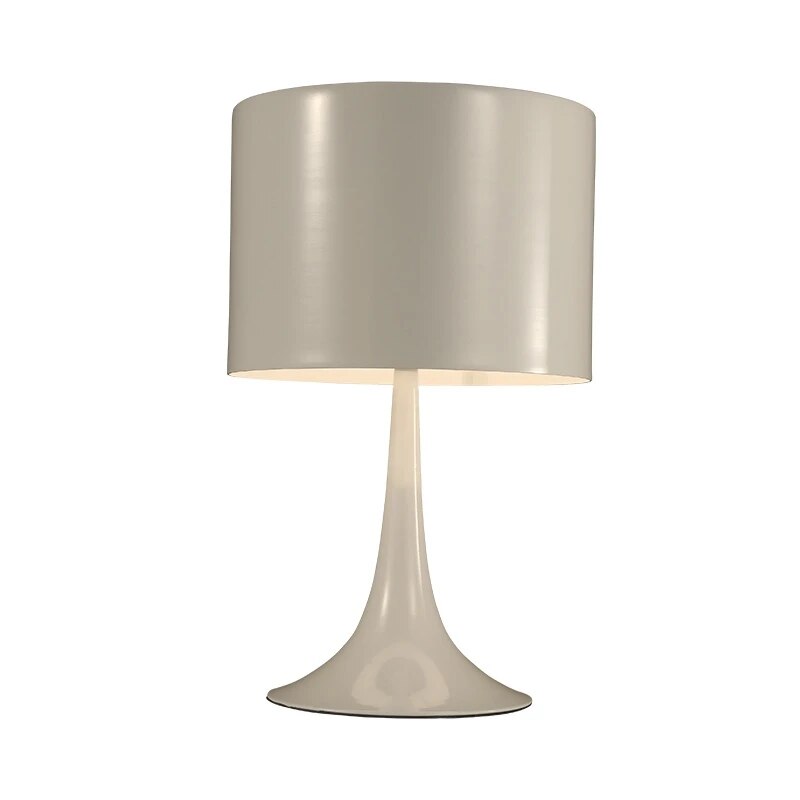 مصباح طاولة LED مصقول باللون الأسود/الأبيض من GZMJ