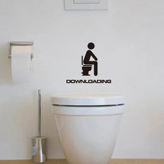ملصقات حائط للمرحاض بنمط مضحك إبداعي
