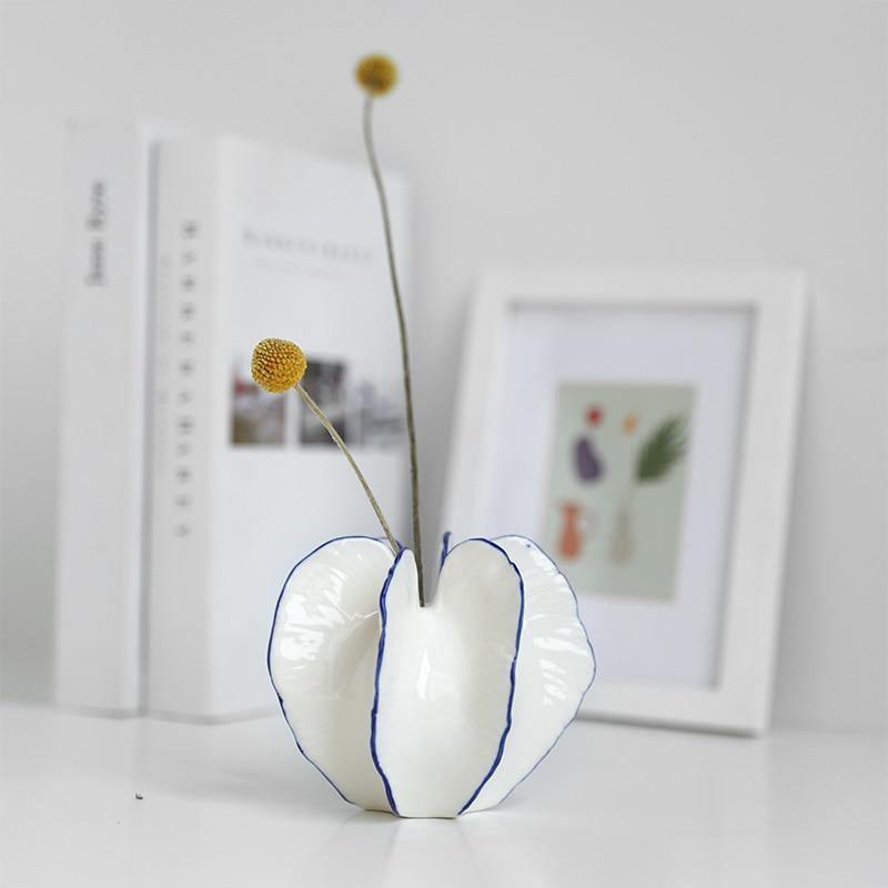 مجموعة مزهرية سيراميك مصنوعة يدويًا من ليليان