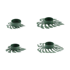 Wrought Iron Monstera Leaf Tealight Candle Holders